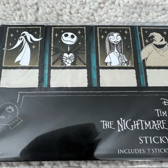 Set of 2 - Disney Tim Burton’s The Nightmare Before Christmas Sticky Note Pads - Picture 5 of 5